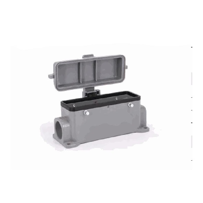 Embase en saillie 24B, Aluminium moulé sous pression, Alliage de zinc moulé, IP65, Sortie horizontale, M25